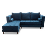 Sillon Sofa 3 Cuerpos Minimalista Diseño Franklin Living
