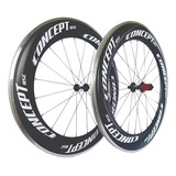 Roda Vzan Concept Carbon 85c Clincher Par Perfil Alto 85mm