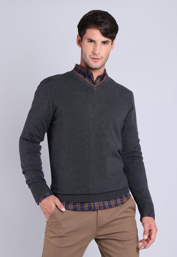 Sweater Cuello V Guy Laroche Glsw981gr