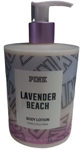 Crema Pink Victoria's Secret Lavender Beach 500 Ml+bolsa V.s