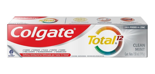 Colgate Pasta Dental Total 12 Clean Mint Anticaries 150 Ml