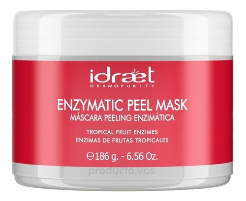 Mascara Peeling Enzymatic Peel Mask Idraet 186g