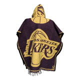 Jorongo Lakers Con Gorro Los Angeles Rustico Mexicano 