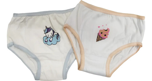 Una Docena De Pantaletas Niñas De 2 A 3 X Años