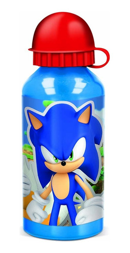 Botella Aluminio Sonic Infantil Original Sega