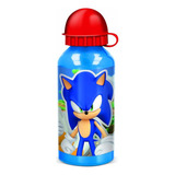 Botella Aluminio Sonic Infantil Original Sega