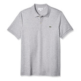 Camisa Polo Ajuste Regular Para Caballero Gris 