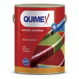 Esmalte Sintético Brillante 1 Litro Grupo 3 Quimex Color Cafe