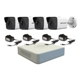 Camara Seguridad Kit Ip Hikvision Nvr 8 Canales + 4 Cam 2mp