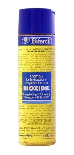 Shampoo Biferdil Bioxidil Fortalecedor Para Caida De Cabello