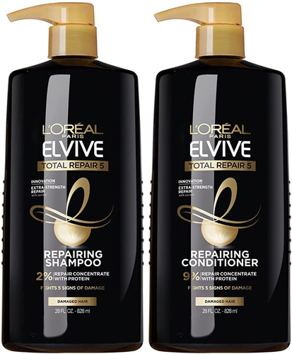 L'oreal Paris Elvive Total Repair 5 Champú Y Acondicionador 