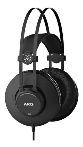 Fone De Ouvido Profissional Akg K52 Black