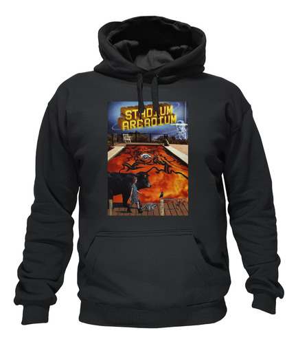 Buzo Hoodie Canguro Friza Estampa Bandas Rock Internacional