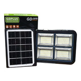 Kit Foco Led 200w Portátil Solar Recargable Usb - Iluminaci