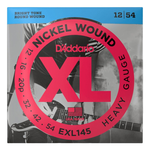 Encordado D Addario Guit Elec Exl145 12-54