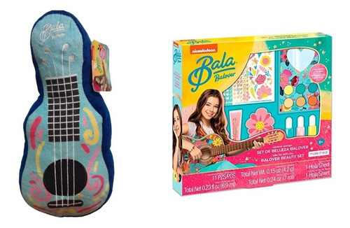 Bala Balover Combo Set De Belleza Y Peluche De Guitarra