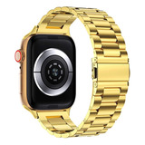 Pulseira Aço Inox P/ Apple Watch Ultra 49m 45 44 42 41 40 38