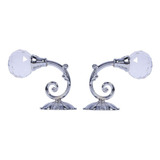 Gancho Cristal La Cortina 2pcs Colgante La Ventana La Pared