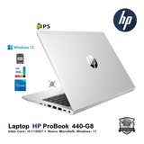 Laptop Hp Probook 440-g8  Core I5-1135g7 16gb 256gb 14hd W11