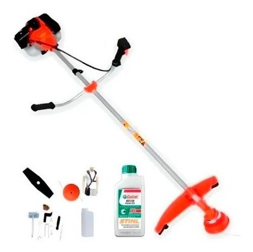 Roçadeira A Gasolina 65cc + Óleo Stihl 2 Tempos 500ml-8017h