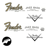 Decal Waterslide Fender Jazz 60s