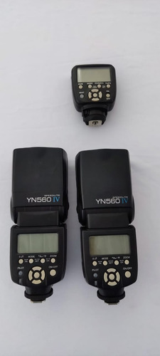 Kit 2 Flash Yongnuo Yn 560 Iv + Controlador De Disparo Yn560