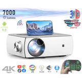 Proyector Profesional 7000 Lumen Smart Android 9 Wifi Bt 4k