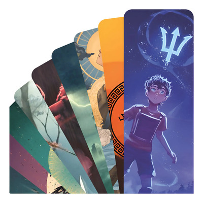 Pack 9 Separadores De Libro Percy Jackson Azul Percy Jackson