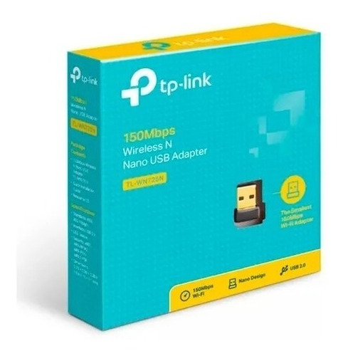 Adaptador Nano De Red Inalambrica Usb Tp-link Tl-wn725n Wifi