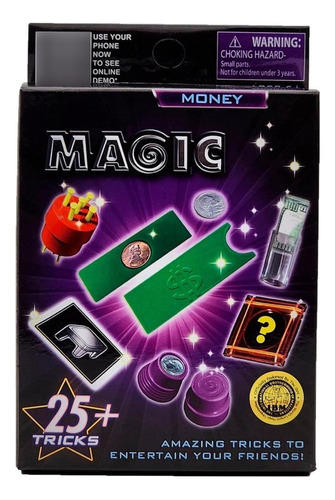 Set Juego De Magia 25 Trucos Clásico Para Niños Y Adultos