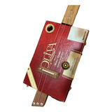 Cigar Box Guitar Guzguitarsco. Classics Oliva Red