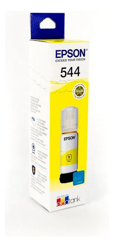 Botella De Tinta Epson T544 Amarillo