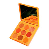 Paleta De Sombras Paradise Love - City Color Color De La Sombra Orange Vibes