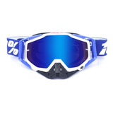 Gafas De Motocross Rzr Moto Gafas De Motocicleta Azul