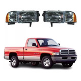 Jgo Faros Cuartos Y Base Faro Dodge Ram 1994 1995 1996 1997