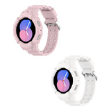 2 Pulseiras E Case 40mm 44mm Para Samsung Galaxy Watch 6 4 5