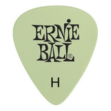 Puas De Guitarra Ernie Ball Pack X 12 Super Glow Hard Color Fluor Tamaño Hard