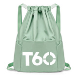 Mochila Bolsa Treino Academia Esportiva Passeios Tipo Saco Cor Verde-claro