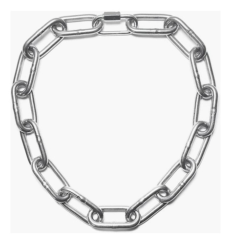 Colar Choker Corrente Grossa 50cm Fecho Mosquetão Luxo