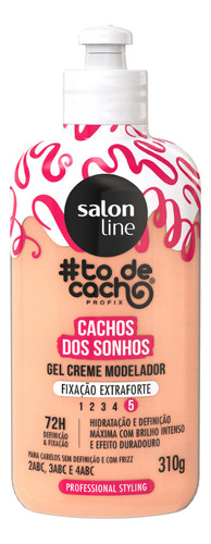 Gel Creme Modelador Definição To De Cachos Salon Line 310g