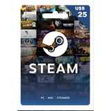 Saldo Steam - 25 Dólares - Cartera Steam Wallet Argentina