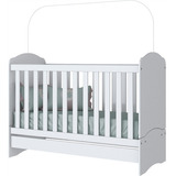 Henn Berço Mini Cama Bala De Menta Cor Branco 3 Em 1 I02-10