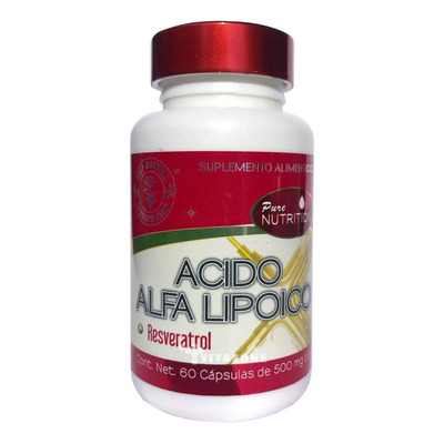 Ácido Alfa Lipoico 500mg 60 Cápsulas Antioxidantes Keep Natural Sin Gluten | MercadoLibre