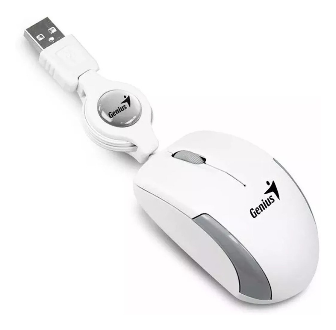 MOUSE MINI GENIUS  MICRO TRAVELER SÚPER MINI MOUSE BLANCO