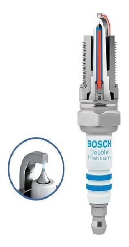 Bujias Bosch / Ram 4000 5.7 Lts 2011 A 2013 (doble Platino)