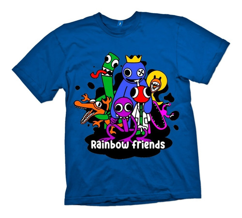 Polera Rainbow Friend - Roblox Unisex Estampado Dtf Cod 001