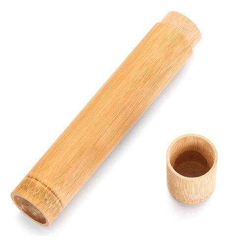 Estuche Para Cepillos De Dientes De Tubo De Bambú, Herramien