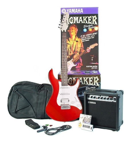 Kit Guitarra Eléctrica Yamaha Eg112gpii Rojo + Amplificador