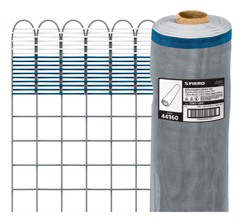 Rollo 30mx1.05m De Malla Mosquitera Plástica Gris 44960