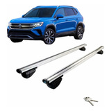 Barras Racks Porta Equipaje Vw Taos Con Llave 2021/2024